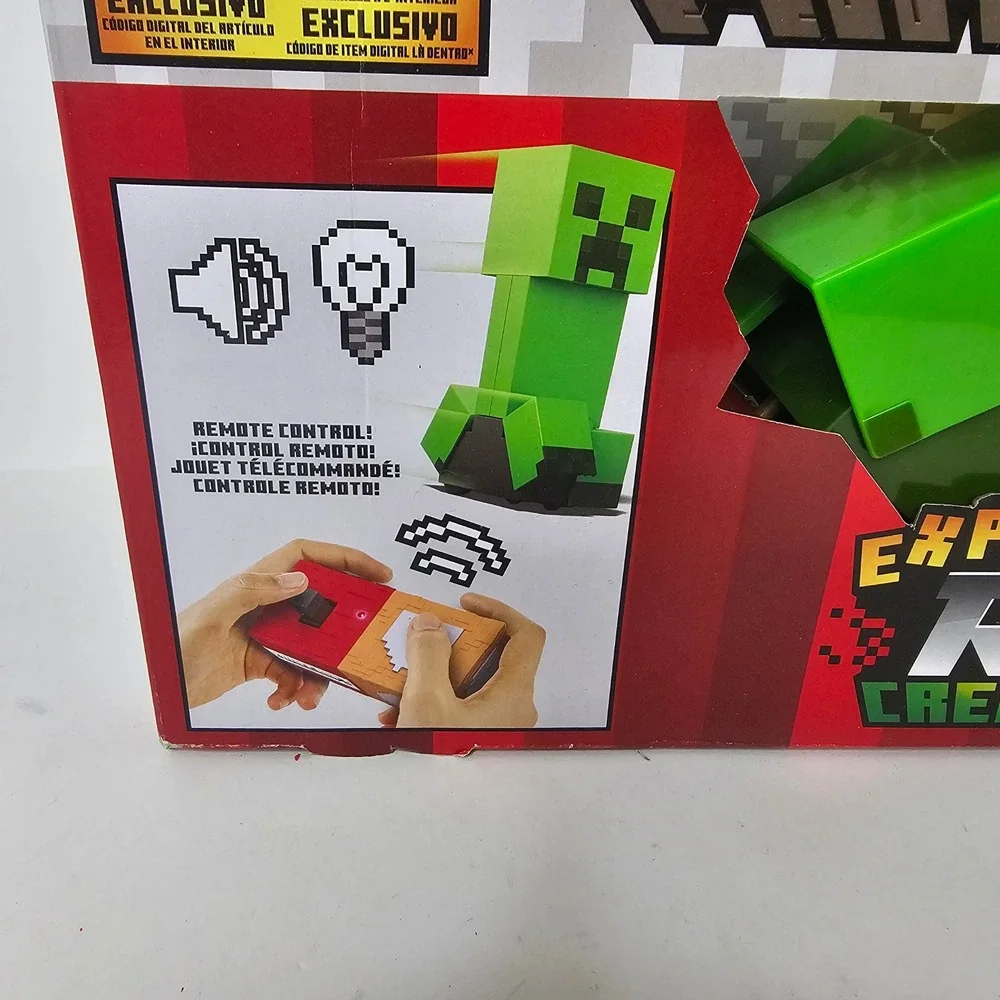 Mattel Minecraft Exploding RC Creeper Remote Control Figure with Sound & Lights